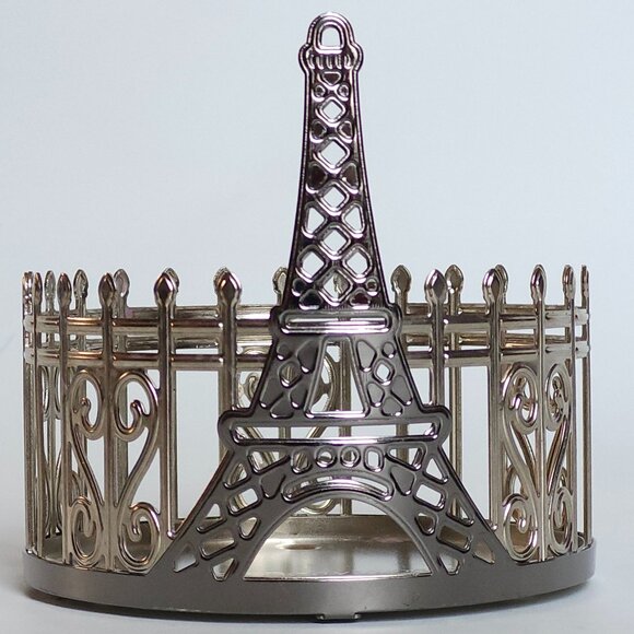 RARE Bath and Body Works Eiffel Tower Candle Holder for Three Wick Candles PARIS - Picture 1 of 7